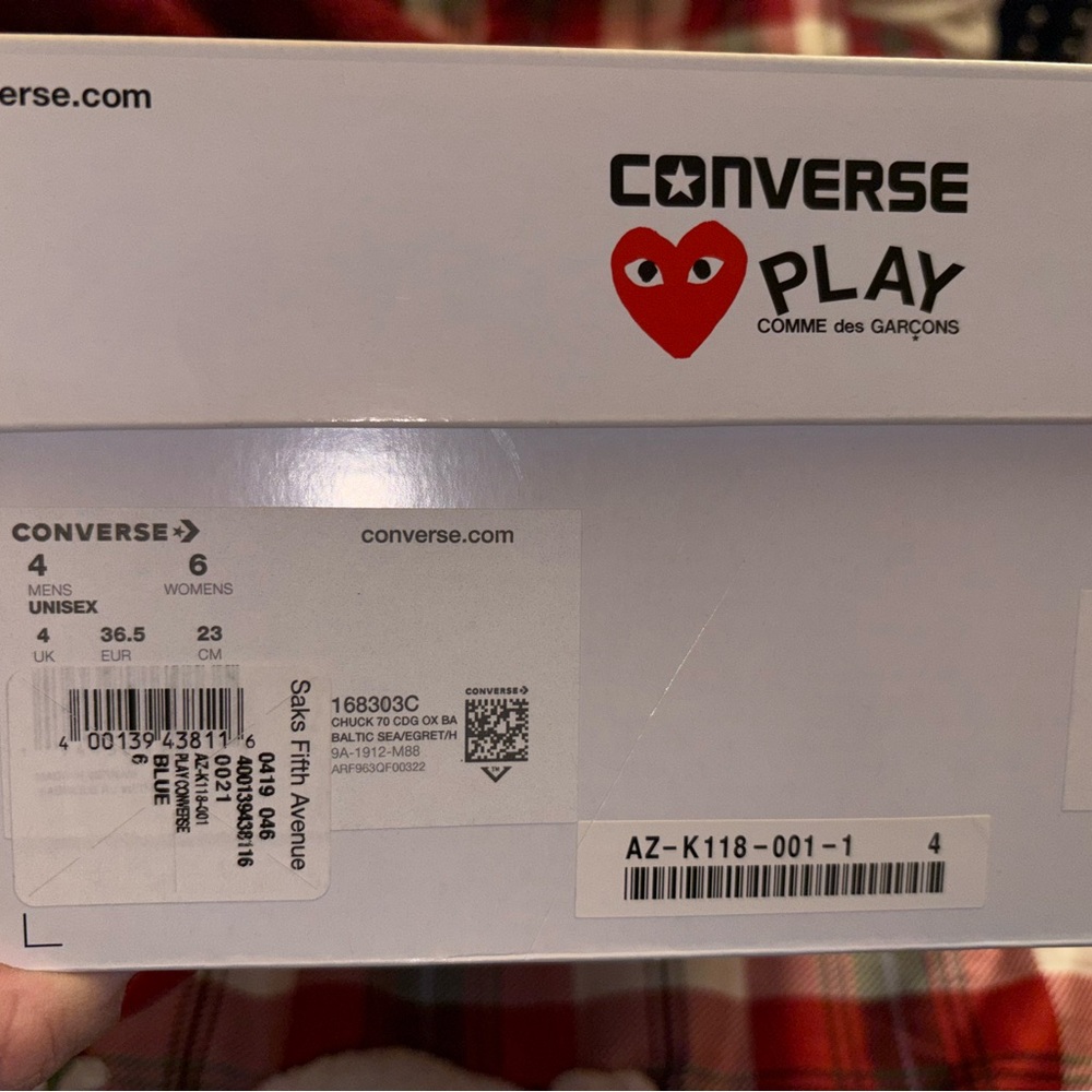 Converse Play Comme des Garçons Sneakers